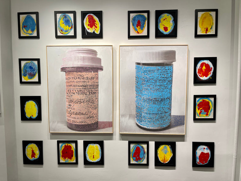 ‘Neuro-Study_XIX’ Mixed Media Painting