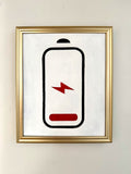 “Low But Charging’ Mixed Media Painting