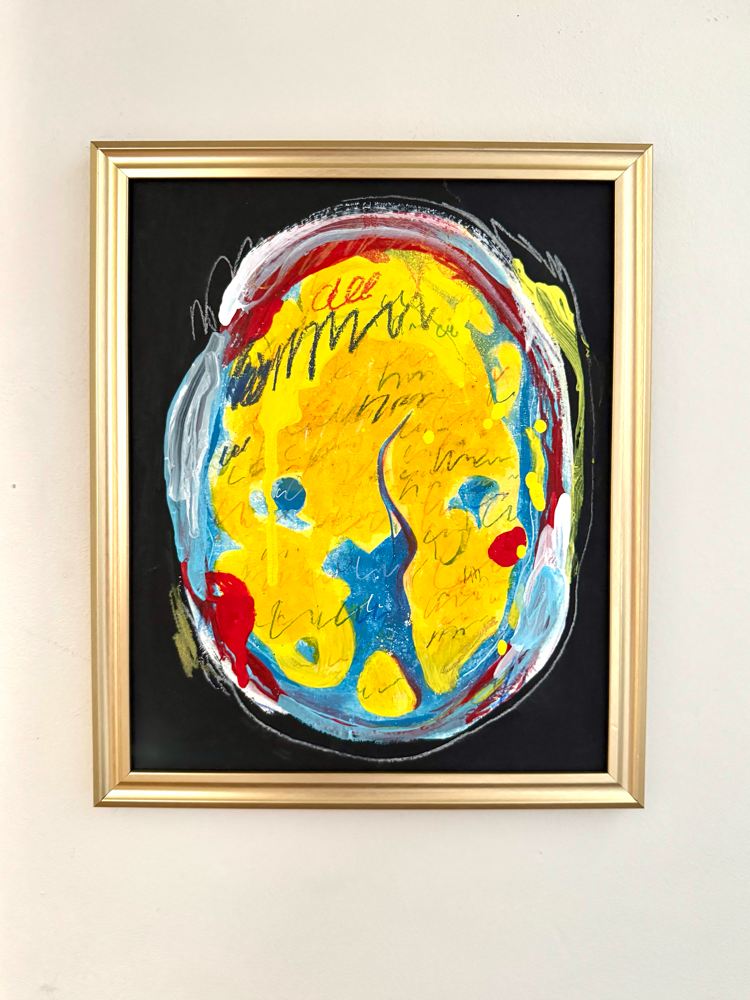 ‘Neuro-Study_XIX’ Mixed Media Painting
