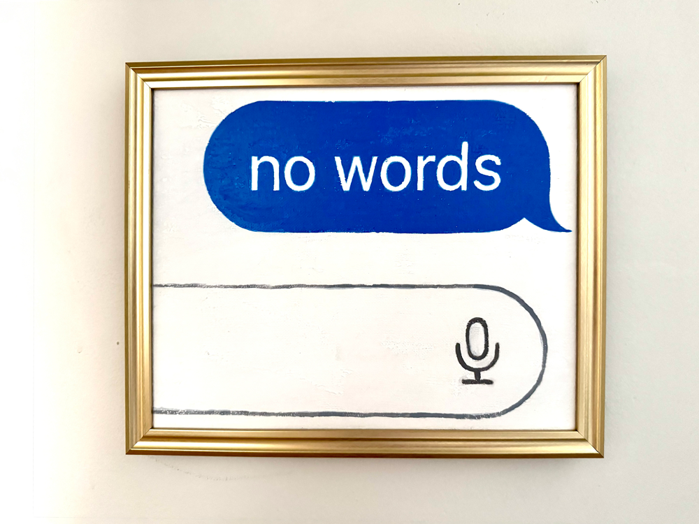 ‘Non-Verbal’ Mixed Media Painting